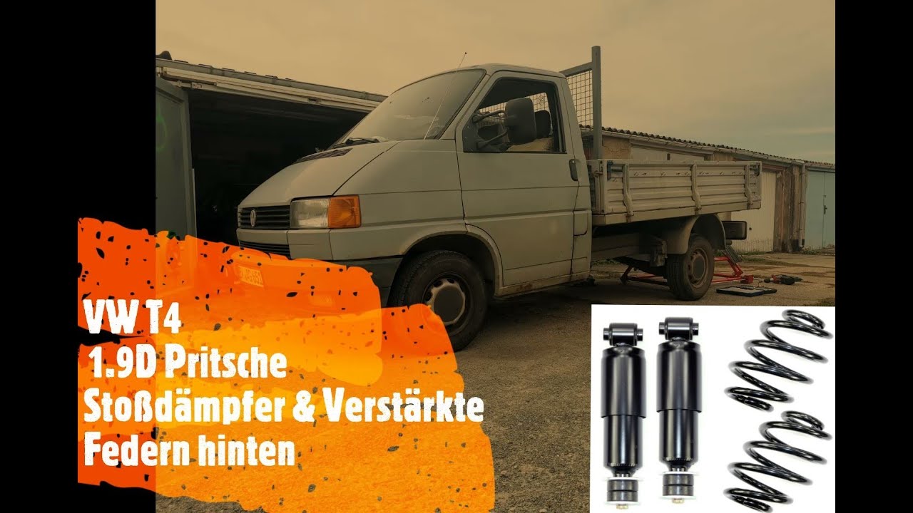 BesserIstDas - VW T4 1.9 Diesel mit Pritsche - Stoßdämper & Verstärkte Federn hinten tauschen