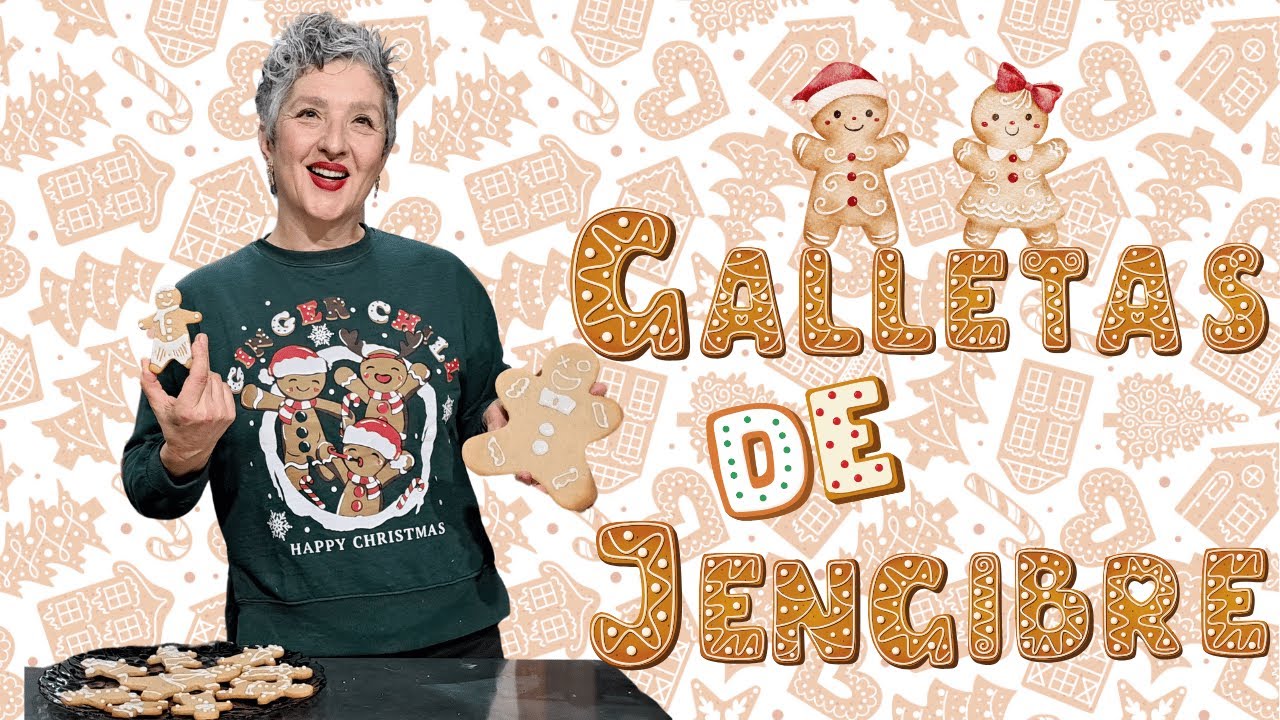 🎅 GALLETAS DE JENGIBRE | GINGERBREAD 🍪 LAS GALLETAS DE NAVIDAD 🎅 con Thermomix®  #TM7  🔝