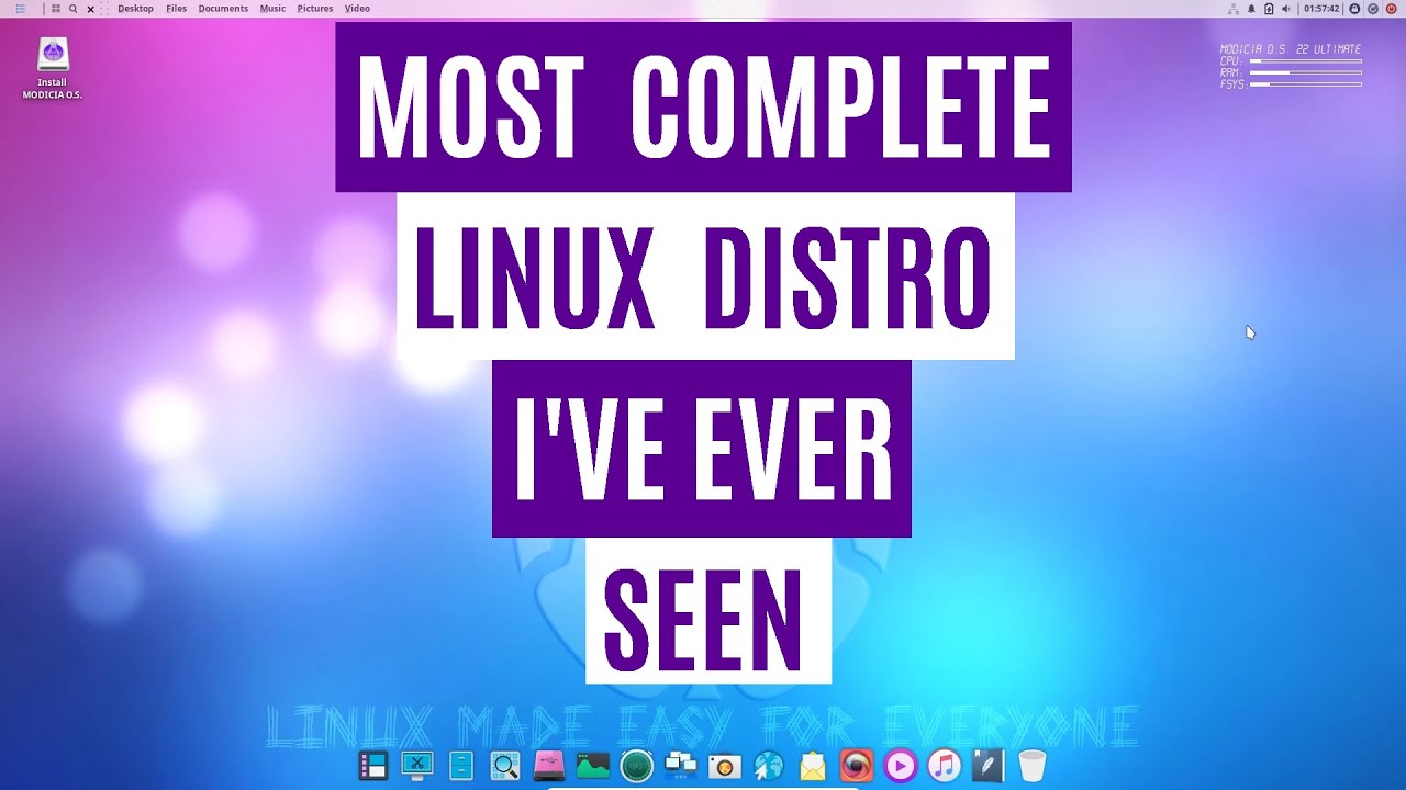 Modicia OS &mdash; ВАУ! Просто ВАУ! | Самый полный дистрибутив Linux, который я когда-либо видел