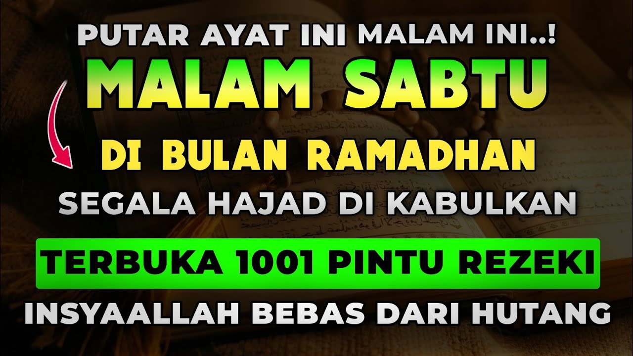 Dzikir Petang Pembuka Rezeki & Pelunas Hutang | Lengkap