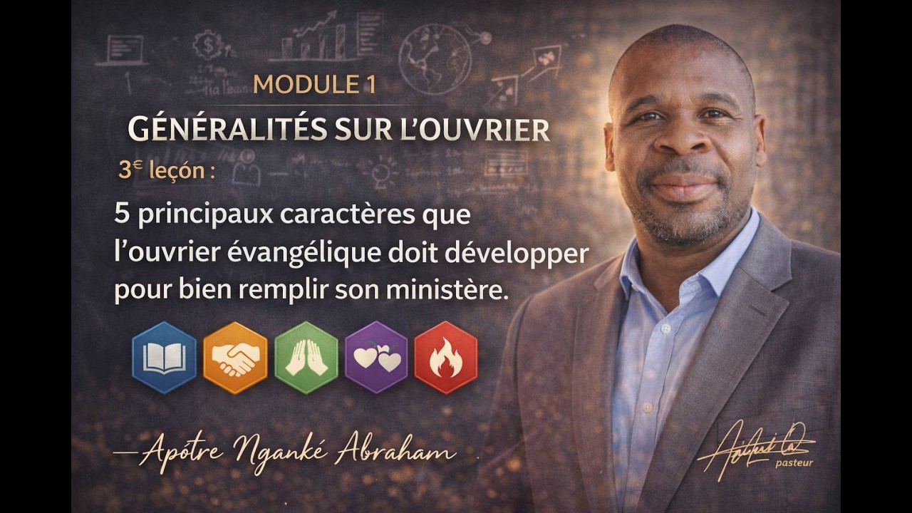 Les 5 caractères indispensables pour réussir le ministère d’ouvrier évangélique