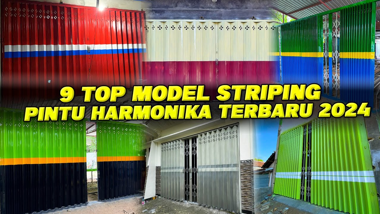 TOP MODEL PINTU HARMONIKA TERBARU 2024