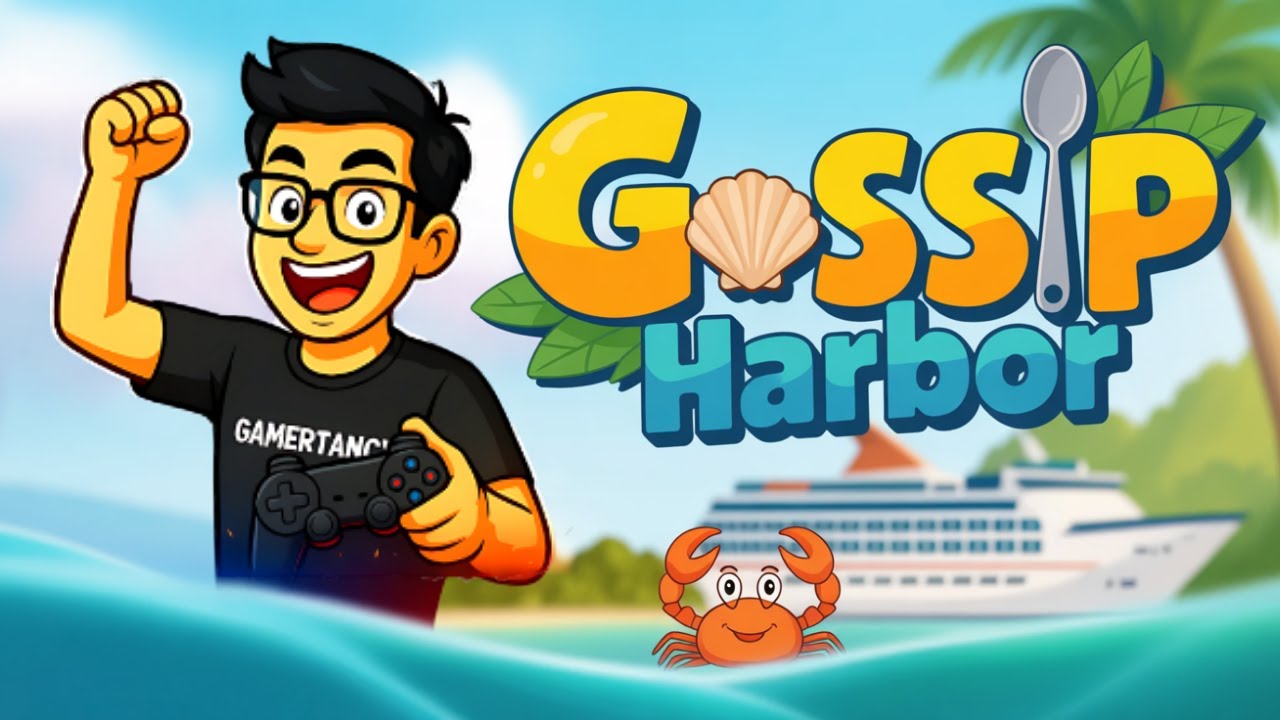 Gossip Harbor 🌊☕ | Merge Mystery Story Adventure | Coastal Caf&eacute; Drama | Gamertancy
