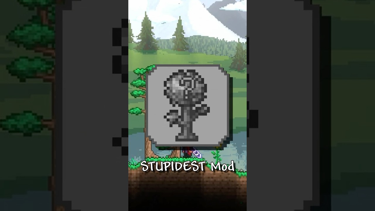 Почему этот мод ТАК ПОПУЛЯРЕН?!! #terraria #моды #популярность #смешно #игра
