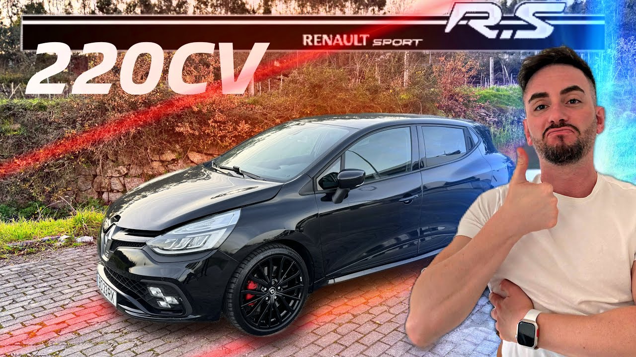 O RENAULT CLIO R.S TROPHY 220cv É UMA TEMPESTADE DE CARRO 🔥