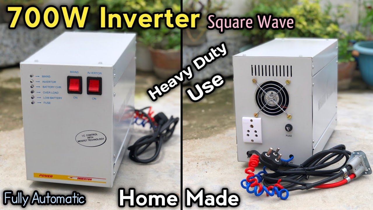 How To Make 700W 850va Square Wave Inverter at Home // Powerful 700W Inverter kaise Banaye