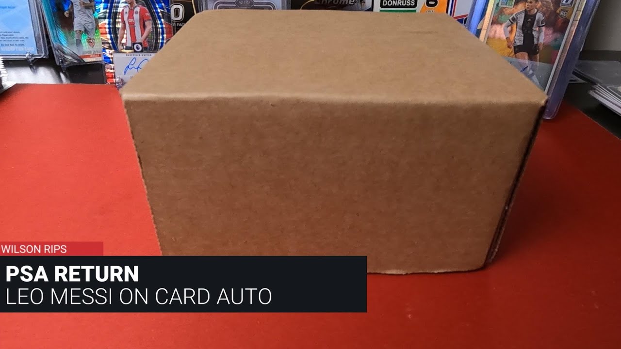 PSA RETURN - ON CARD MESSI AUTO