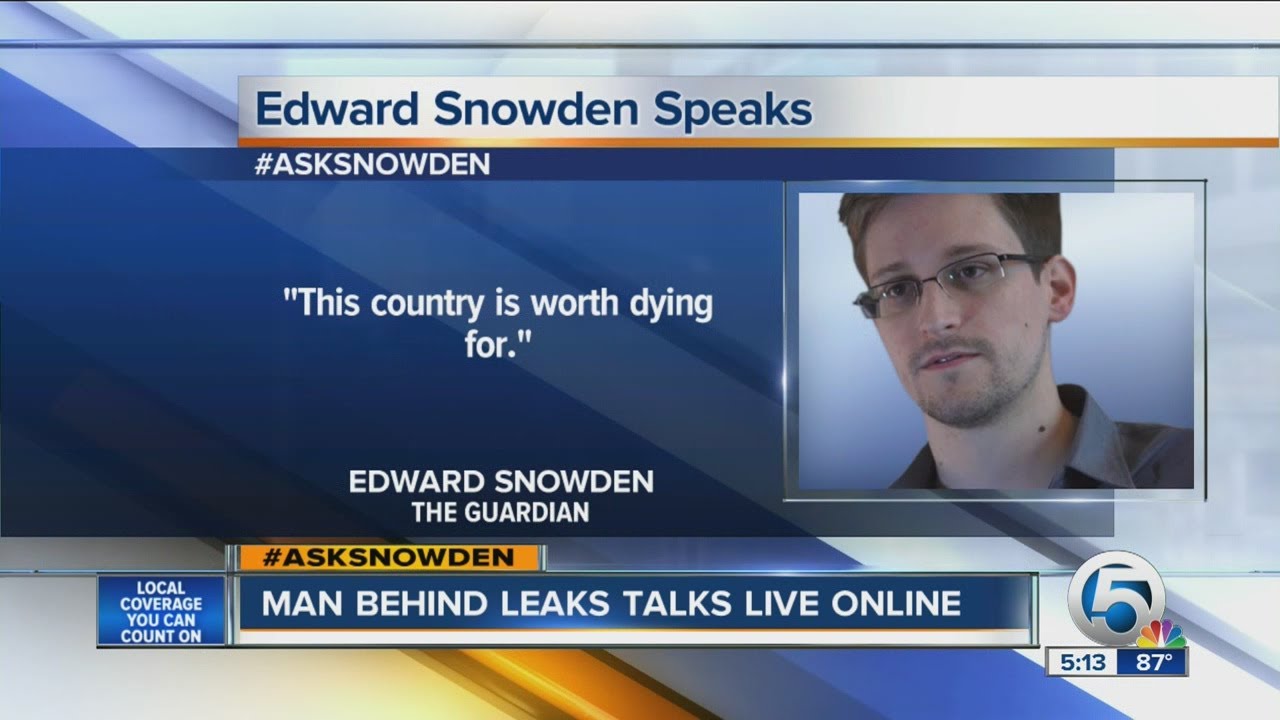 Edward Snowden Speaks