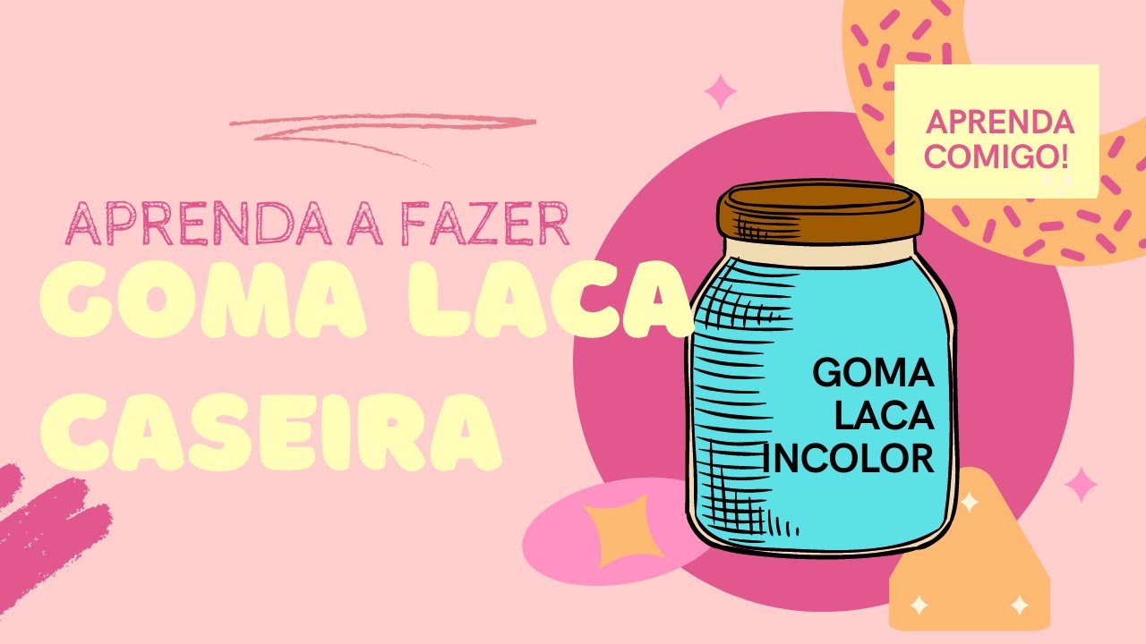 ✅ Faça Goma Laca incolor Caseira com dois ingredientes|Célia Camargo artesanato
