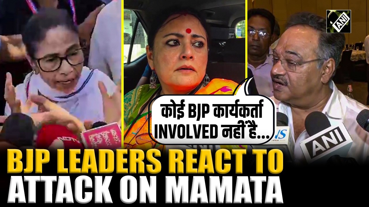 BJP leaders react to &lsquo;attack&rsquo; on Ex-WB CM Mamata Banerjee, denies involvement of BJP workers