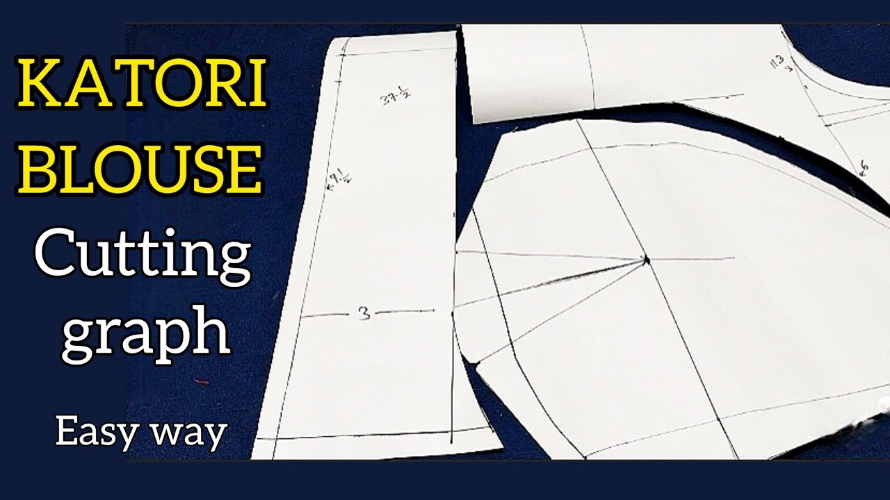 44 Size Katori Cut Blouse Ka Perfect Graph!🧵 | Step-by-Step Drafting & Cutting | Beginners ke liye