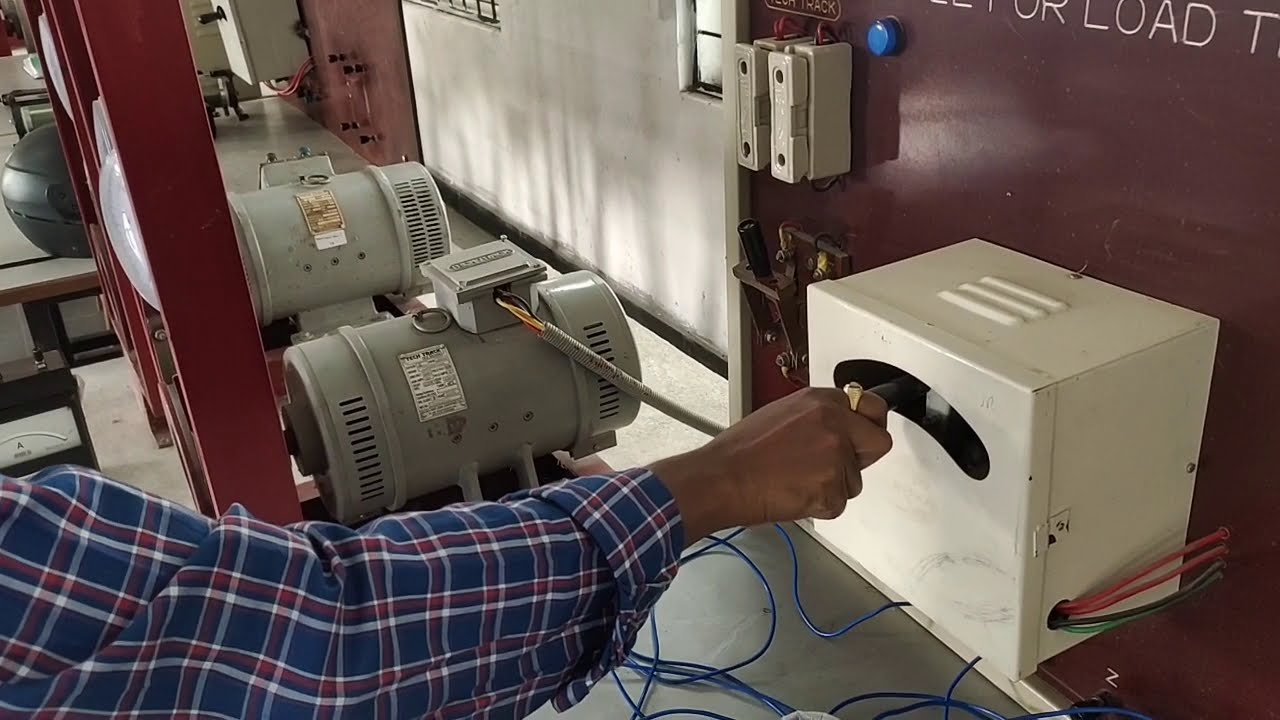 Brake test or Load test (Performance characteristics)on DC compound motor practical experiment