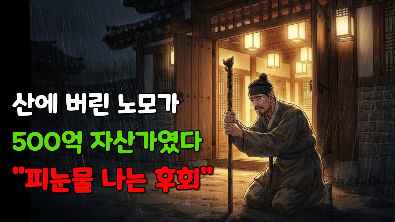 어머니를 숯가마 터에 버린 며느리와 아들, 500억 재산의 진짜 주인을 알고 오열한 사연