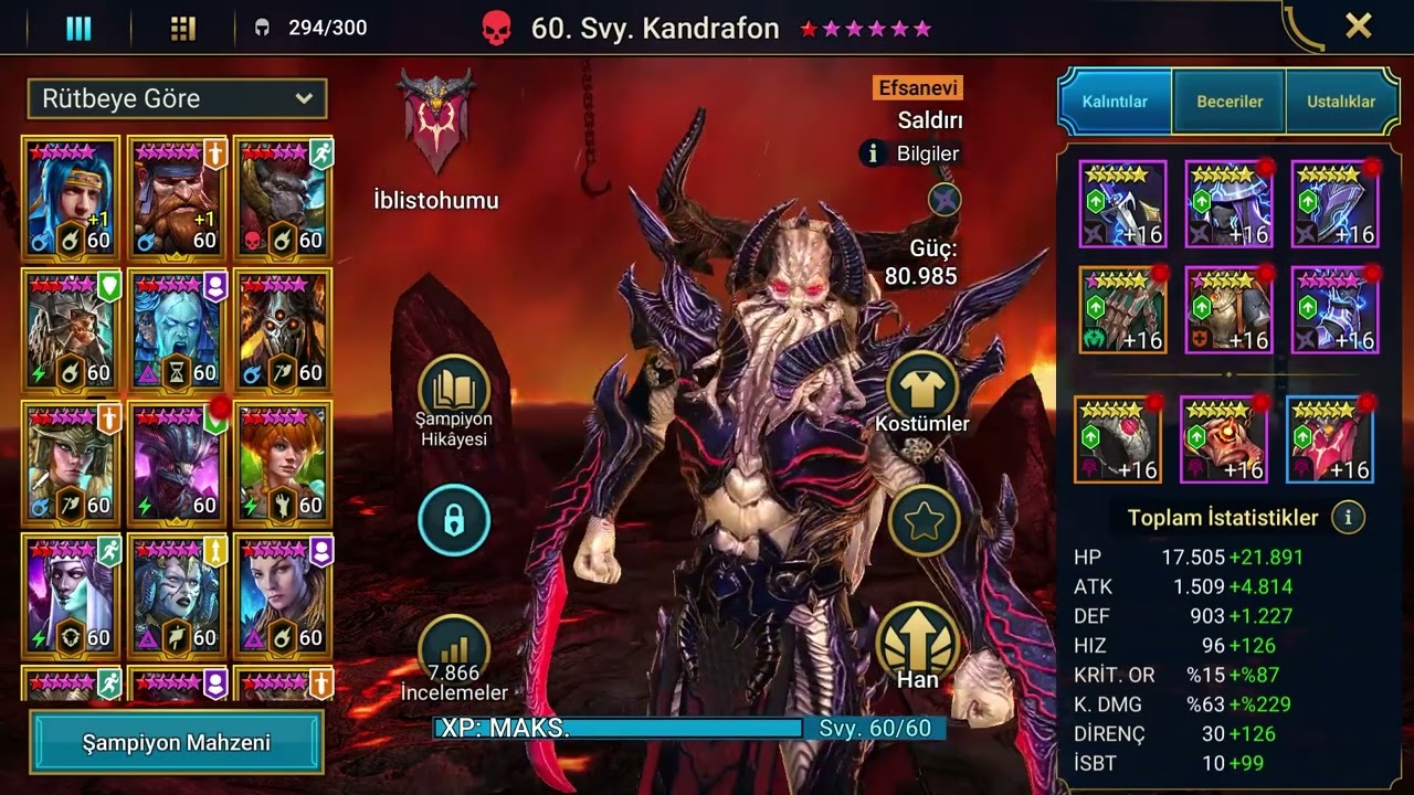 YENİ HESABIN TANITIMI | Raid Shadow Legends Türkçe