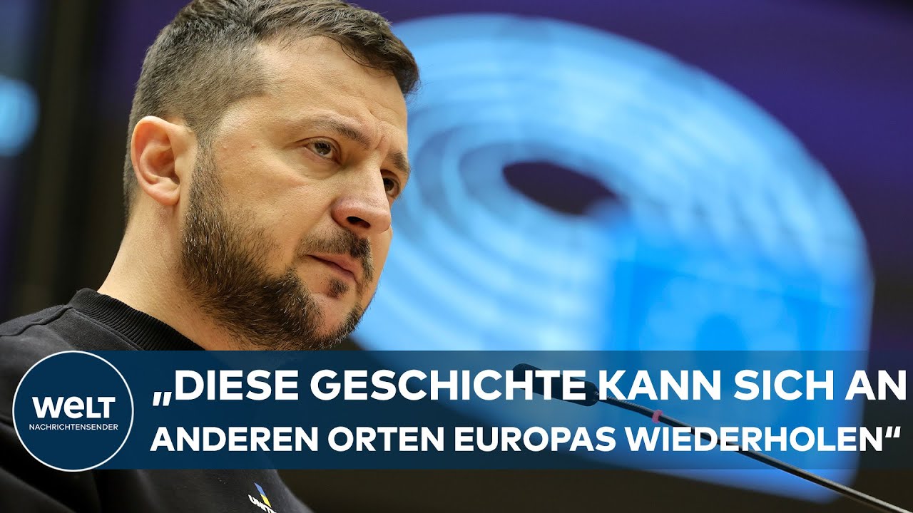 SELENSKYJ-REDE IN BR&Uuml;SSEL: Forderung nach mehr Waffen - 