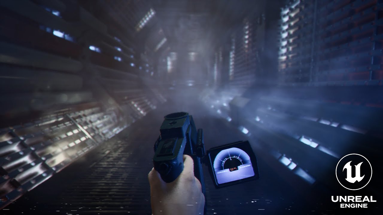 Exploring Nostromo with M314 - Aliens Fan Project with Unreal Engine