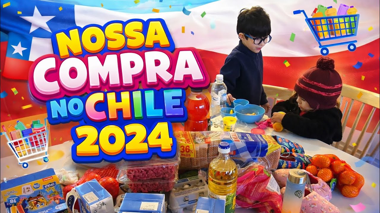 Nossa compras 🛍️ no chile em 2024 😍