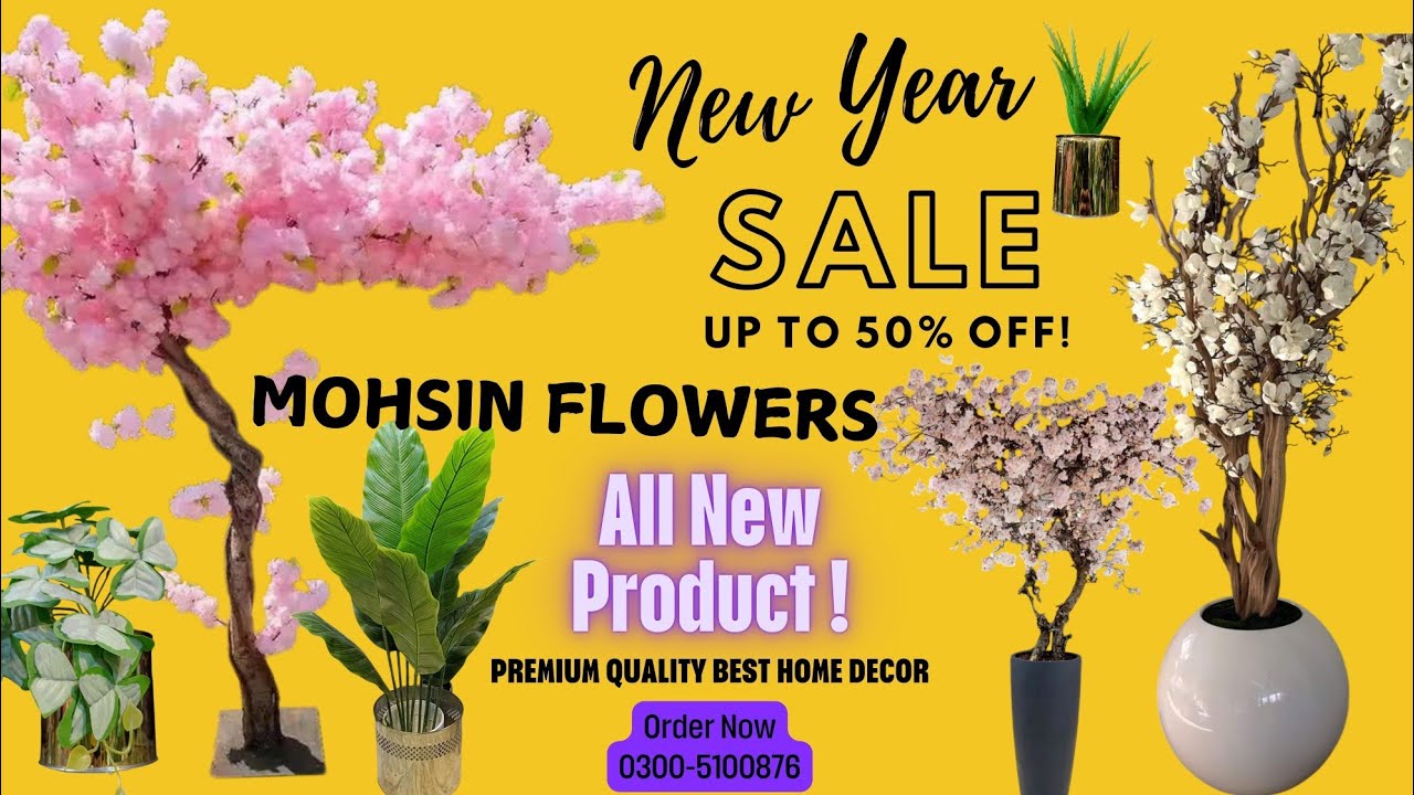 Artificial Flowers Plants wholesale Price /Home Decor items wholesale Market in Rawalpindi