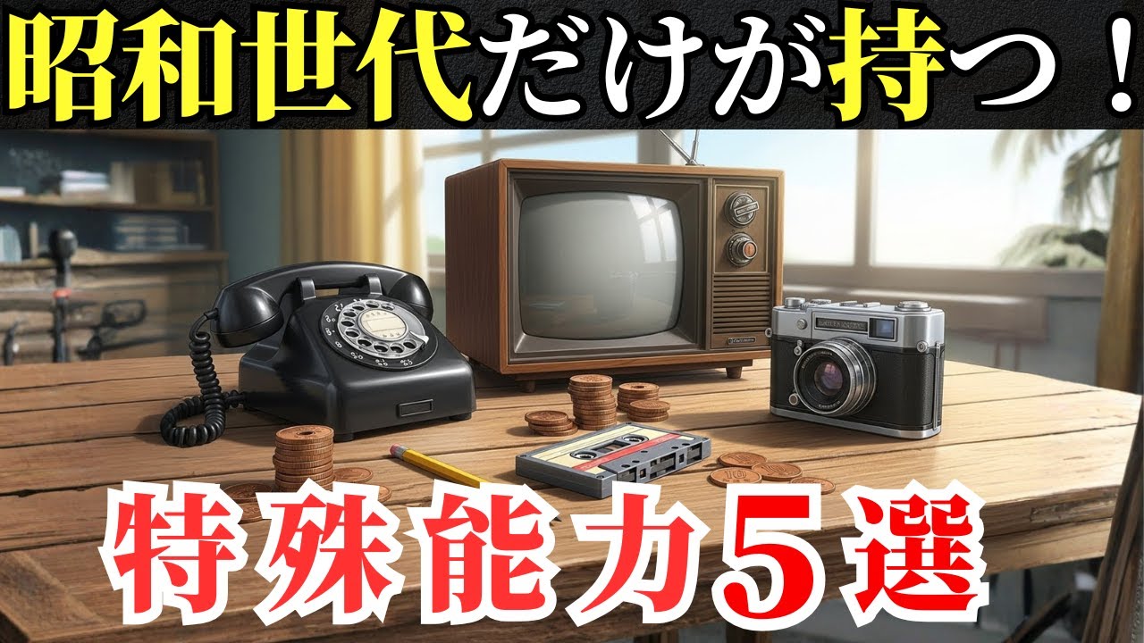 昭和世代だけが持つ！？特殊能力５選 ― それは本当に「能力」だったのか