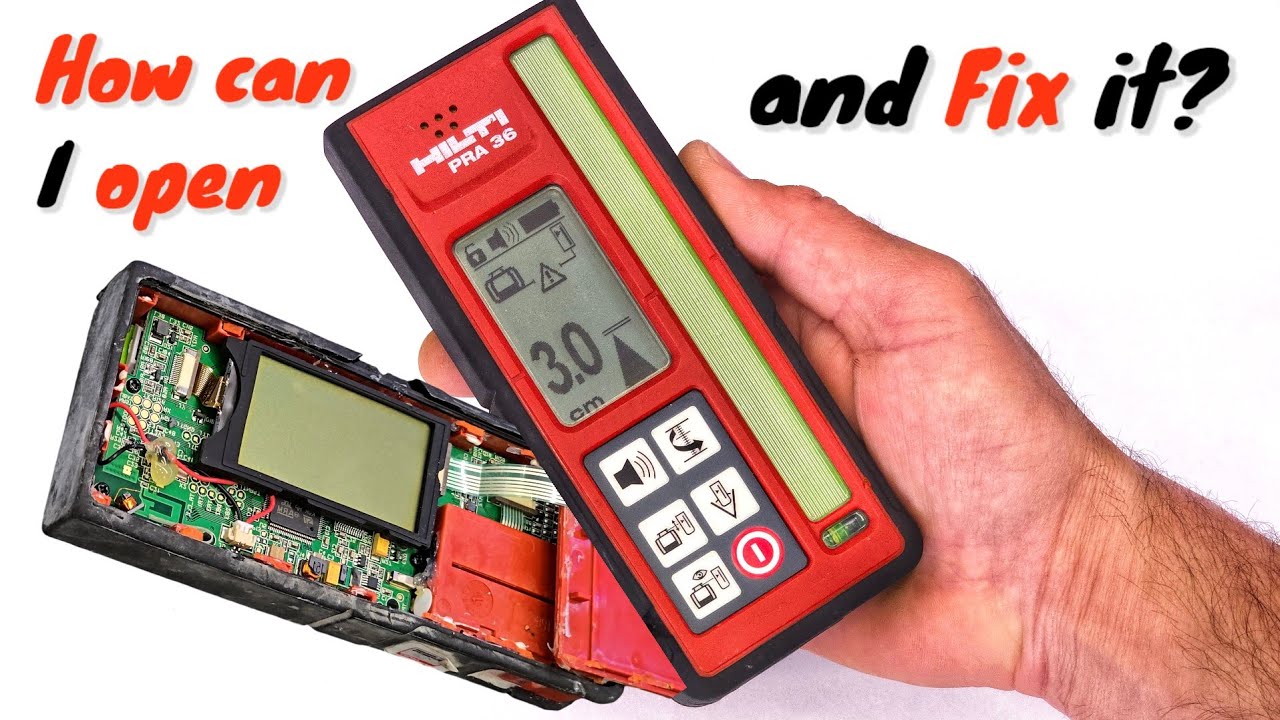 Non-Working HILTI PRA 36 Laser Receiver Disassemble and Easily Repairing
