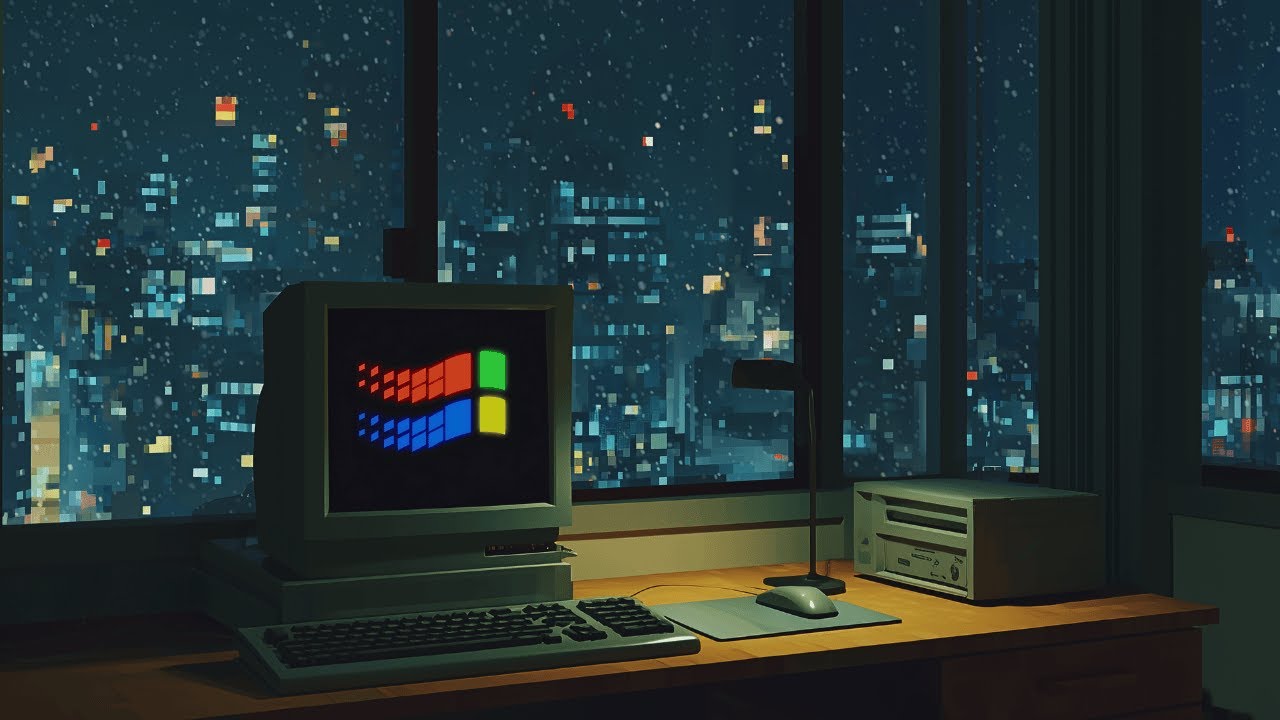 winter 2002 - nostalgic windows 95 ambience to relax & focus