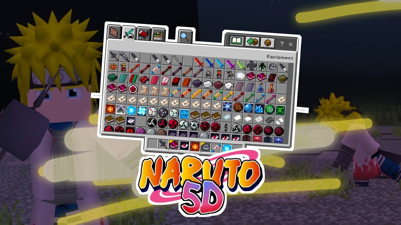 NEW NARUTO IN MINECRAFT...| NARUTO 5D ADDON | MINECRAFT