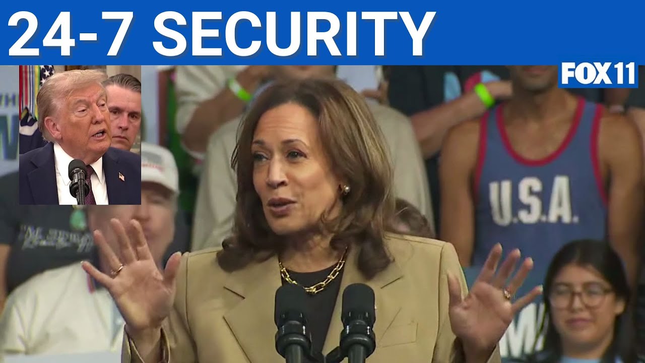 Kamala Harris getting 24/7 security from elite LAPD Met. Div. after Trump revoked Secret Service