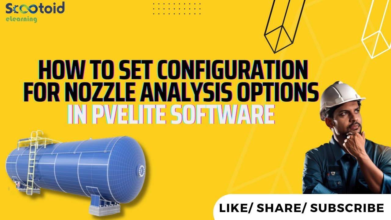 How to Set Configuration for Nozzle Analysis Options in PVElite Software | Nozzle Analysis
