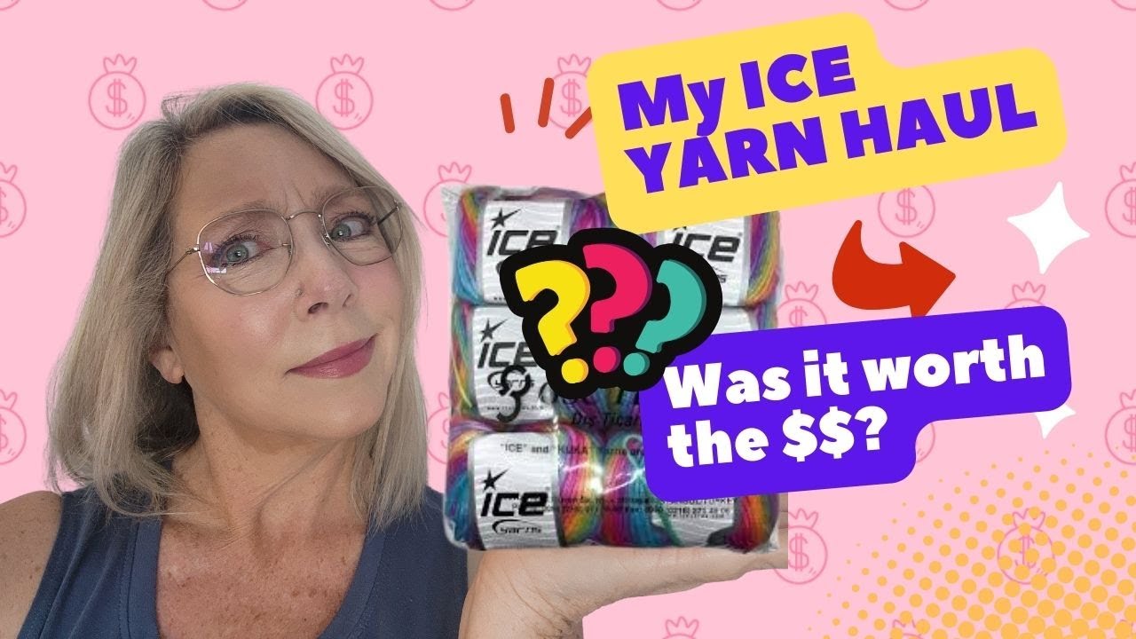 Мой ICE YARN HARLEY! Стоит ли он шумихи? #crochet #yarn #yarnhaul #iceyarns