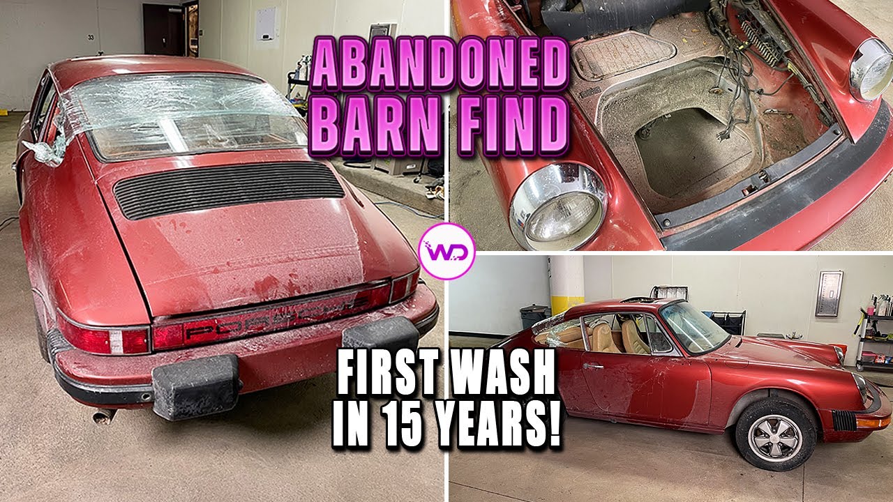 ABANDONED BARN FIND First Wash In 15 Years Porsche 912E! Satisfying Car Detailing Restoration