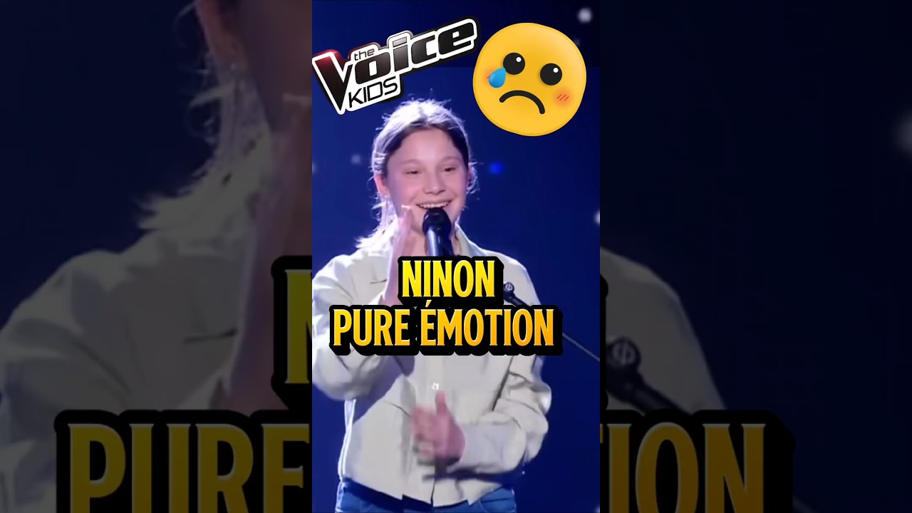 Ninon, malentendante, bouleverse The Voice Kids 😢✨