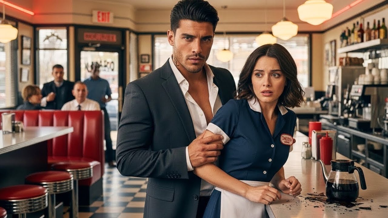 THE WAITRESS WAS SHAKING AFTER HER EX CAME IN — UNTIL THE MAFIA BOSS STOOD BEHIND HER