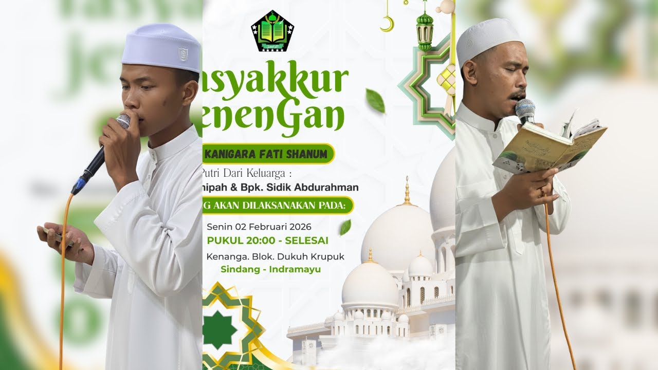🔴 LIVE TASYAKKUR JENENGAN Kel. Ibu. ( Kanipah ) & Bpk. ( Sidik Abdurahman ) Senin 02 Februari 2026