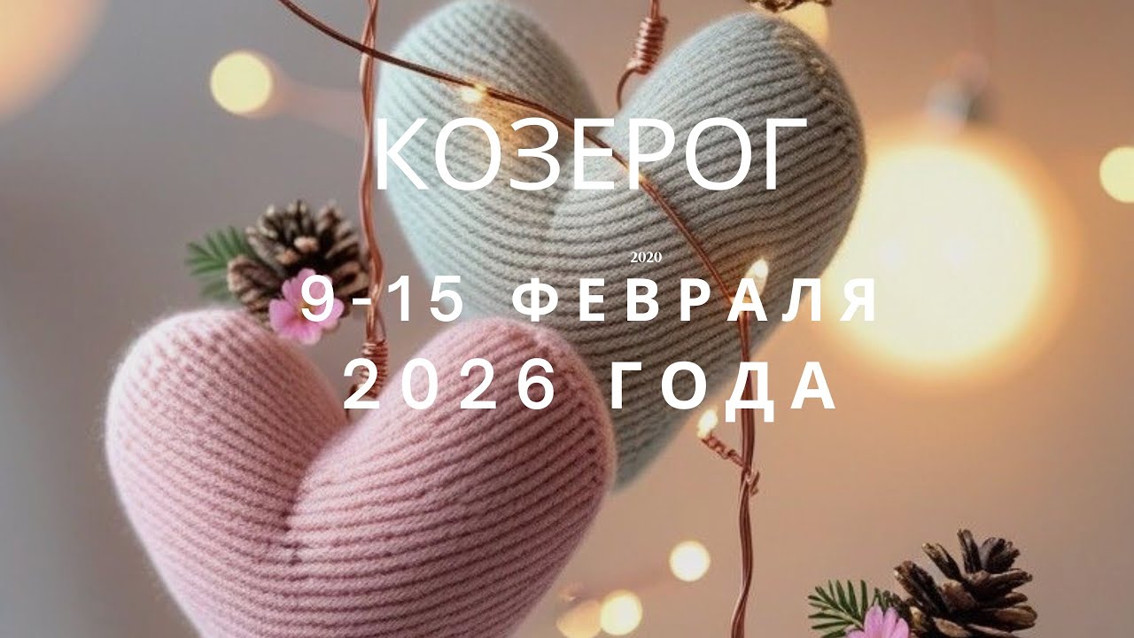 Козерог, с 9 по 15 февраля 2026 года ❤️❤️❤️