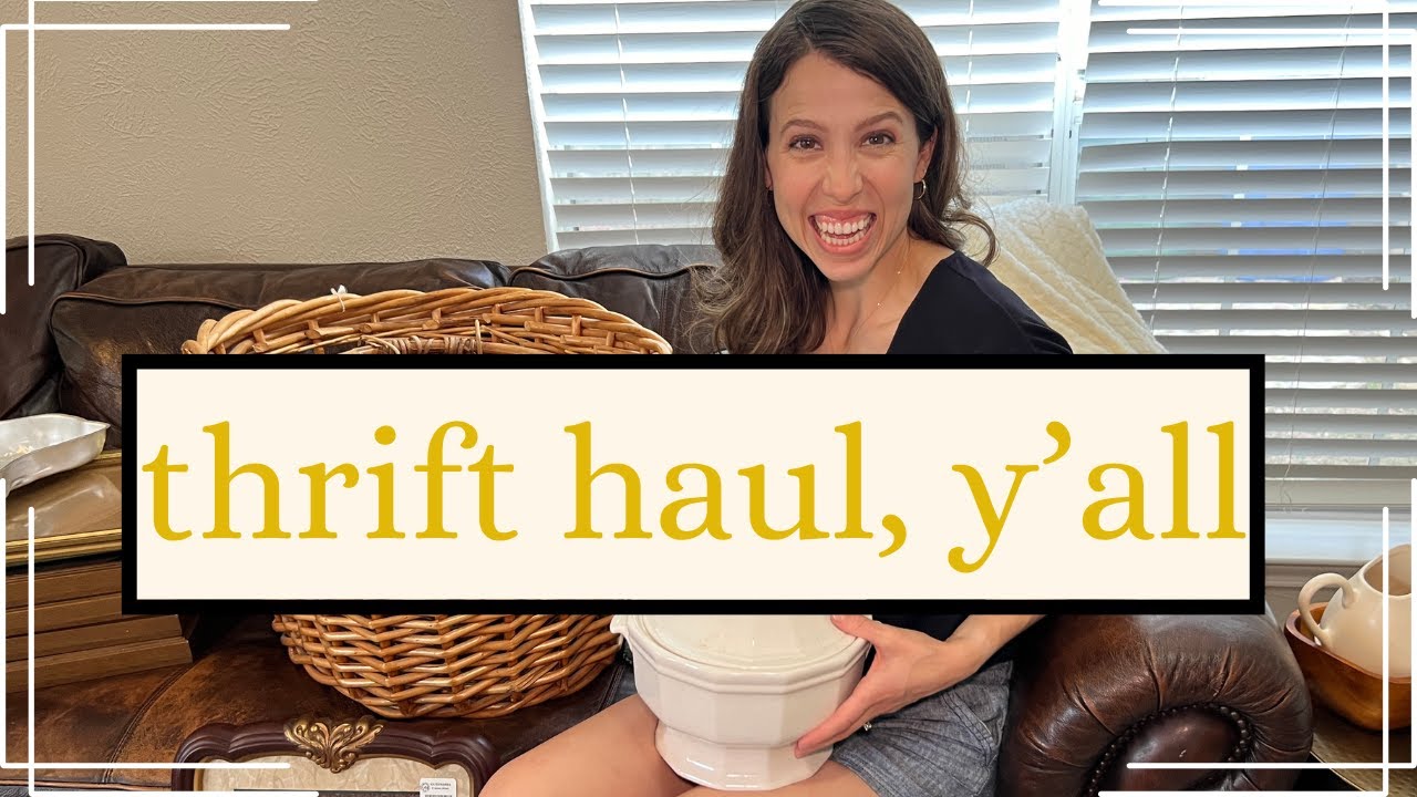Thrifting beautiful home decor on a tight budget 🏡