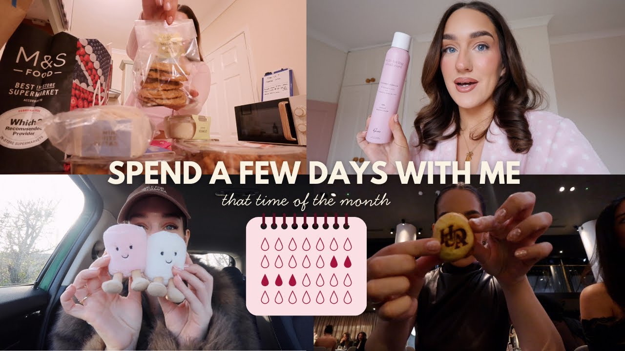 a few girly days as a solo homeowner, Huda beauty event, M&S sweat treats & back into my routine ♡