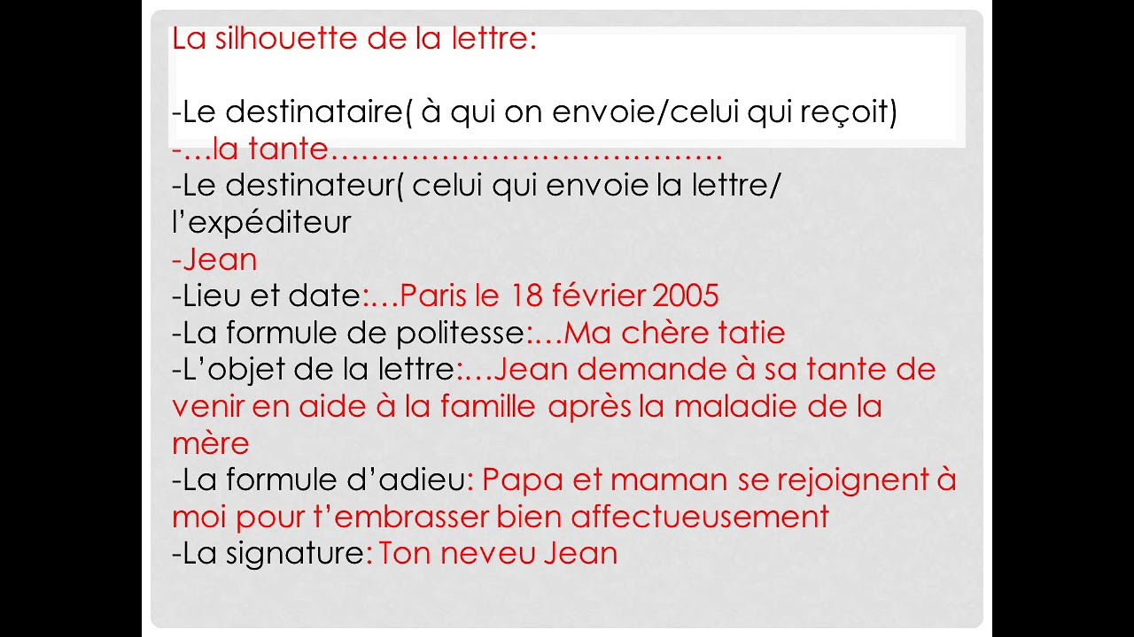 lettre de Jean