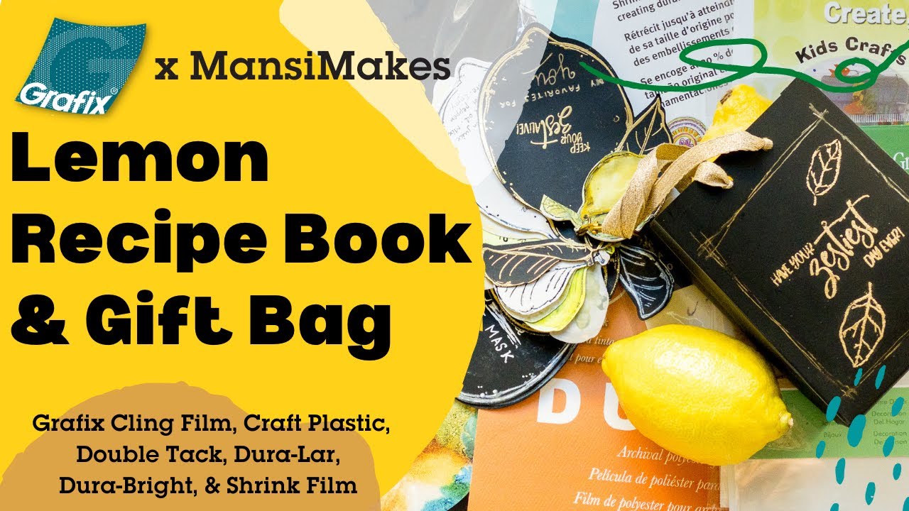 Lemon Recipe Book and Bag by Mansi Makes