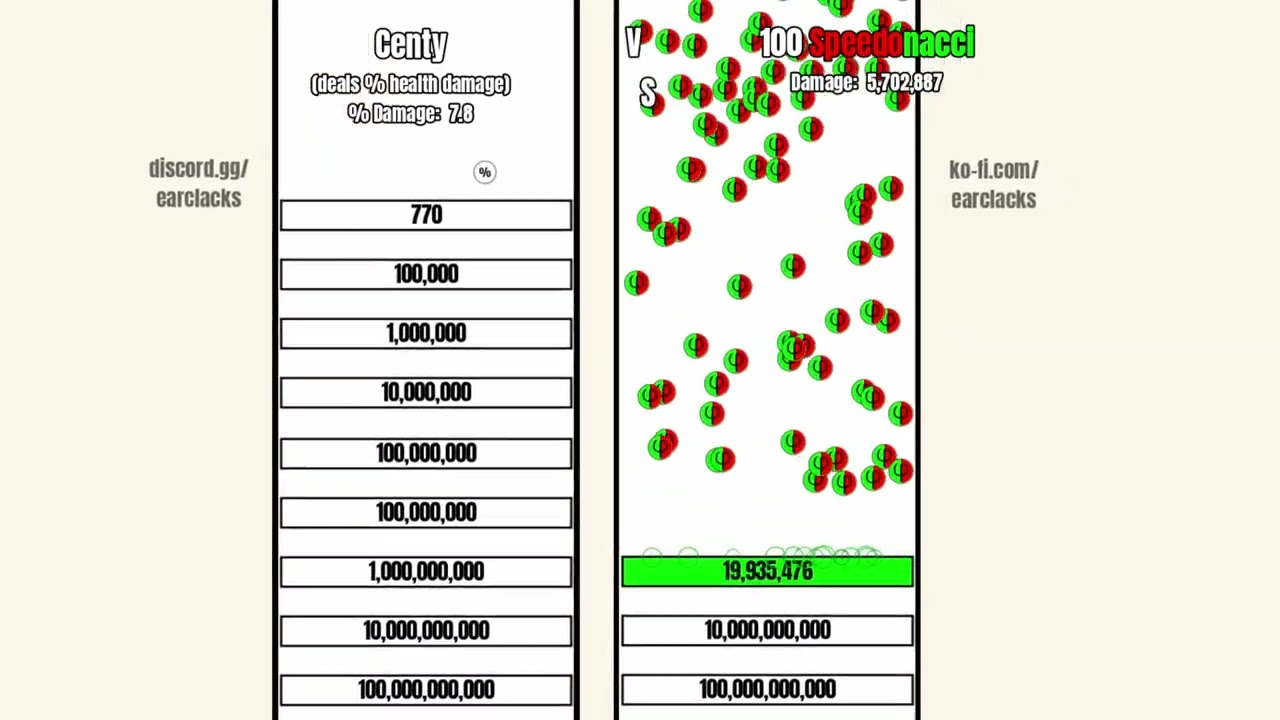 Centy Ball VS 100 Speedonacci Ball | Block-break Race