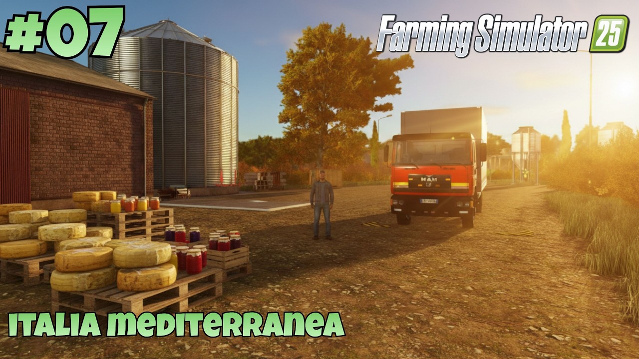 FS25 Italia Mediterranea #07 | COMPRO CAMION MAN PER VENDITA FORMAGGI E MARMELLATE