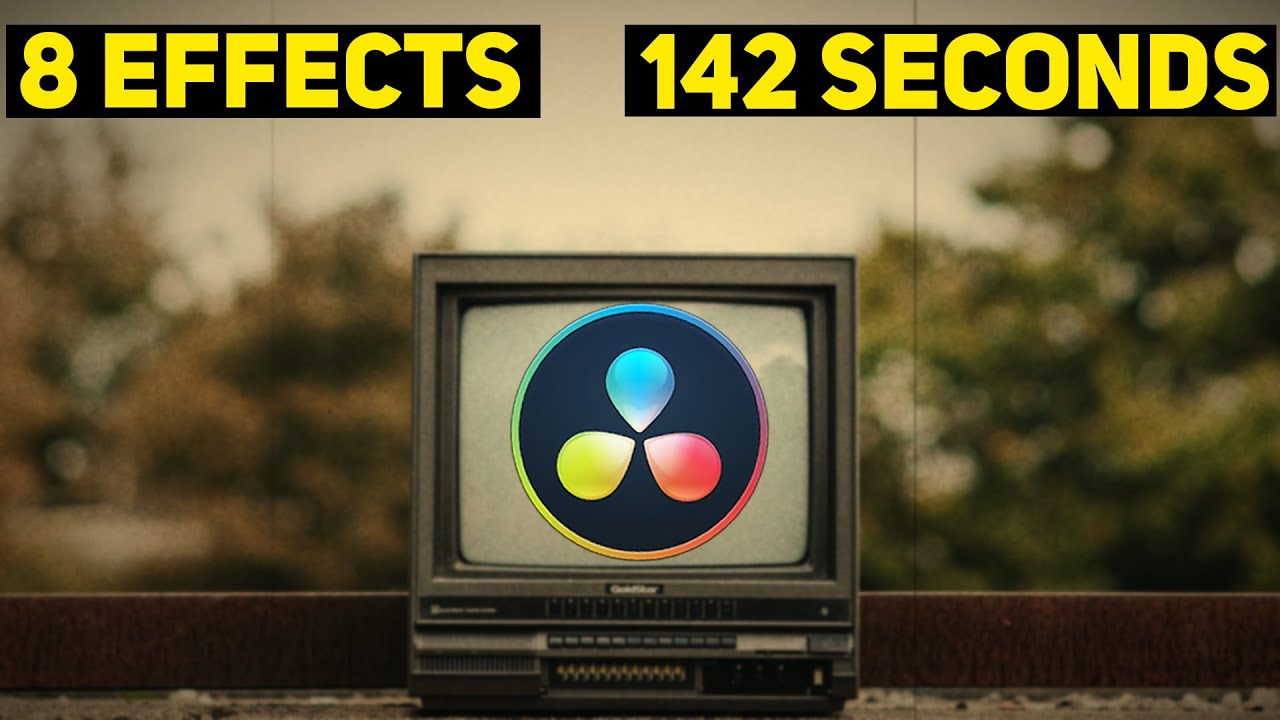 8 ПОТРЯСАЮЩИХ эффектов менее чем за 3 минуты // Учебное пособие по DaVinci Resolve 17