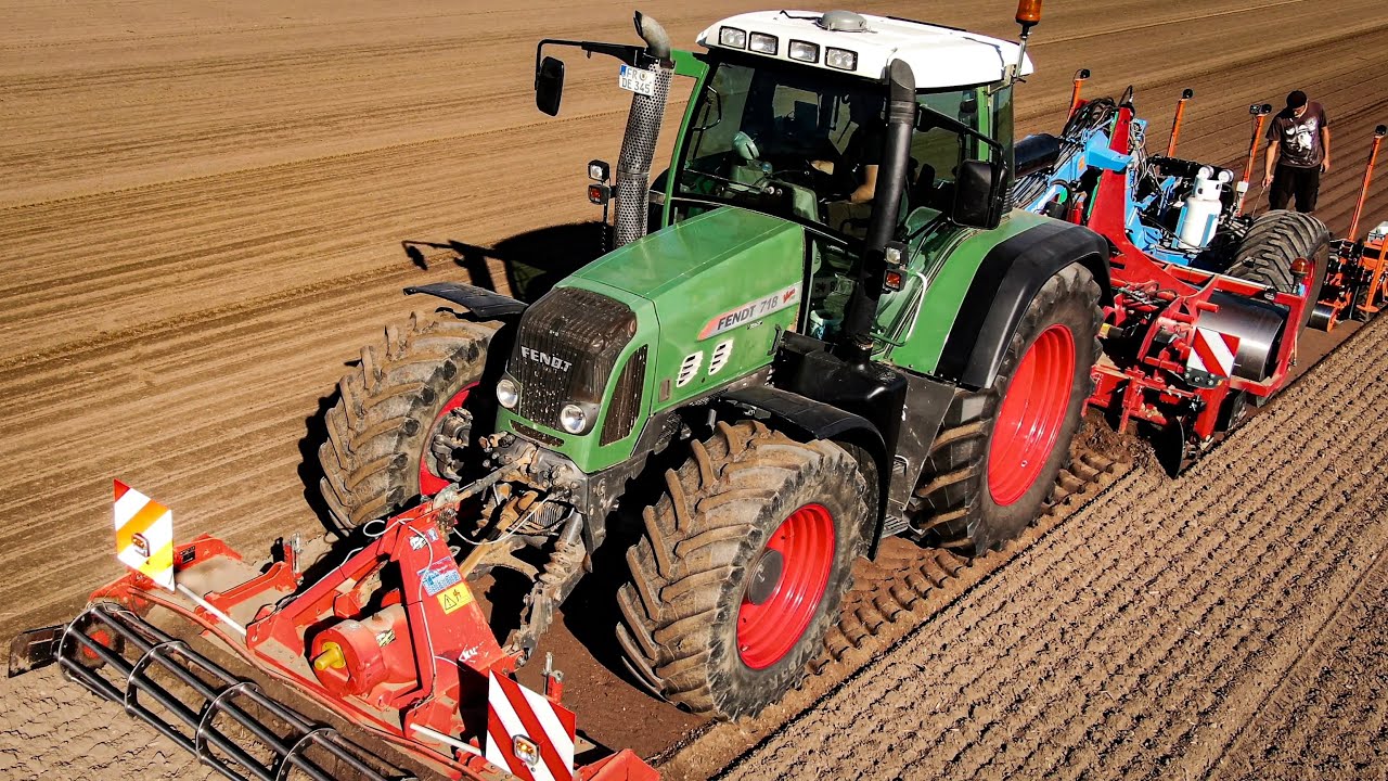 FENDT Traktoren im Einsatz | Feldsalat Aussaat 2020
