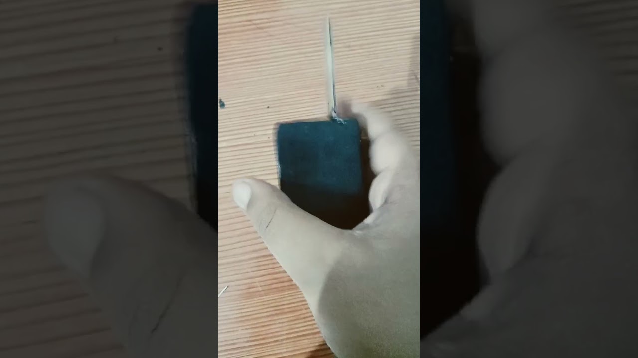 Flip key  made with cardboard