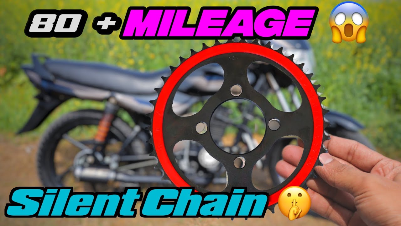New Silent Chain Sprocket Kit Installation in Bajaj CT 100 Bike