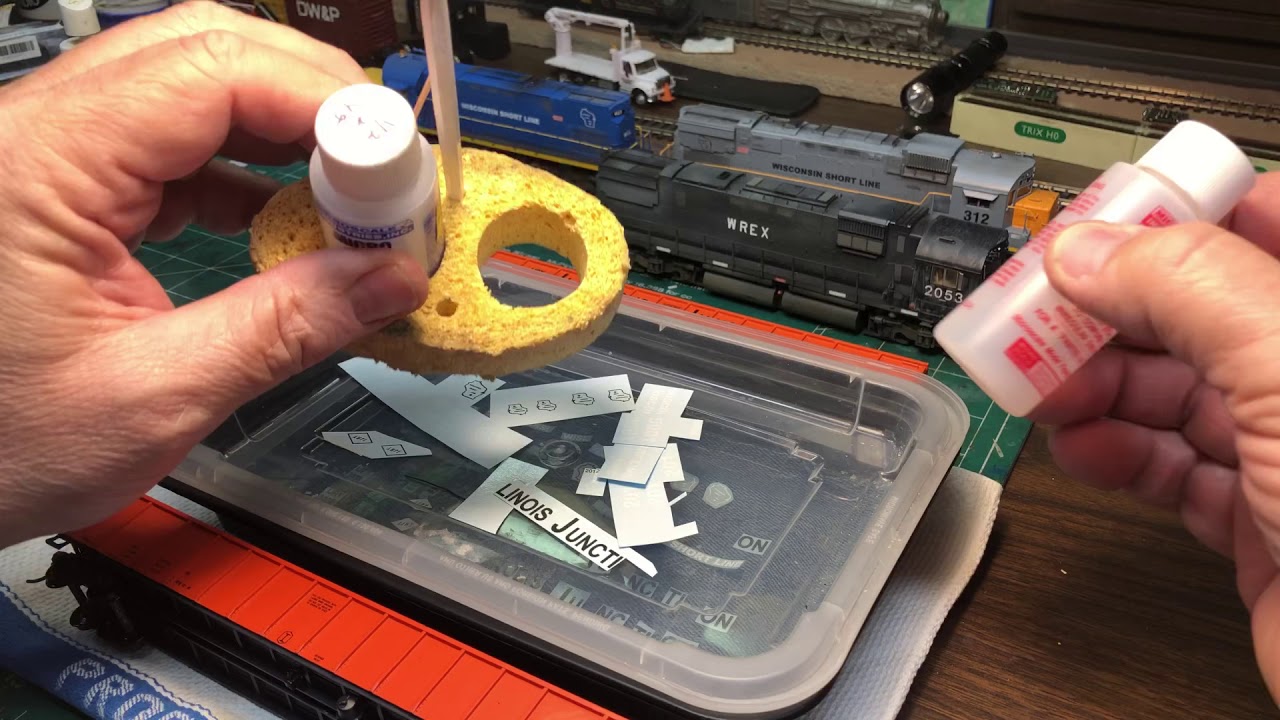 9. Decaling tips for model railroad cars, locomotives, and buildings with Roger Kujawa