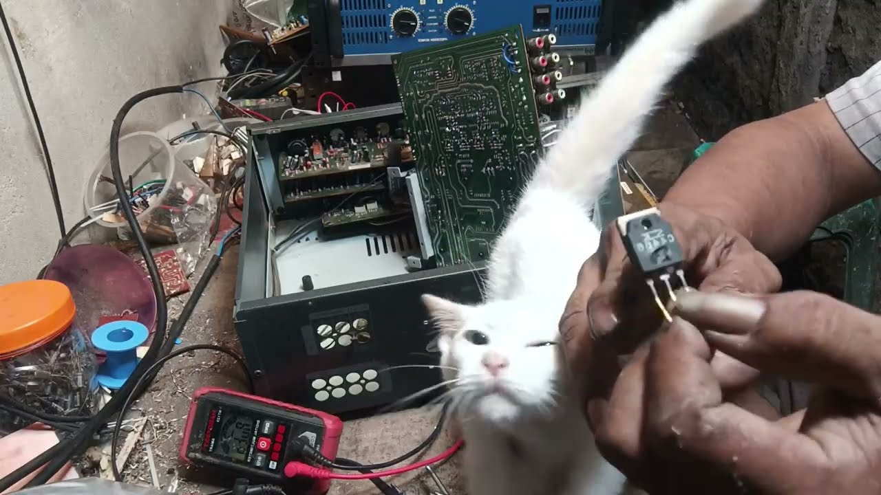 Transistor power nya jebol ini penyebab nya.