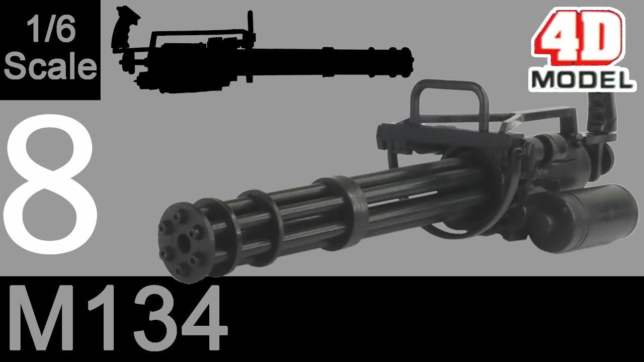 M134 1/6 scale model DETAILED review (Light weapon model series Vol. 1)