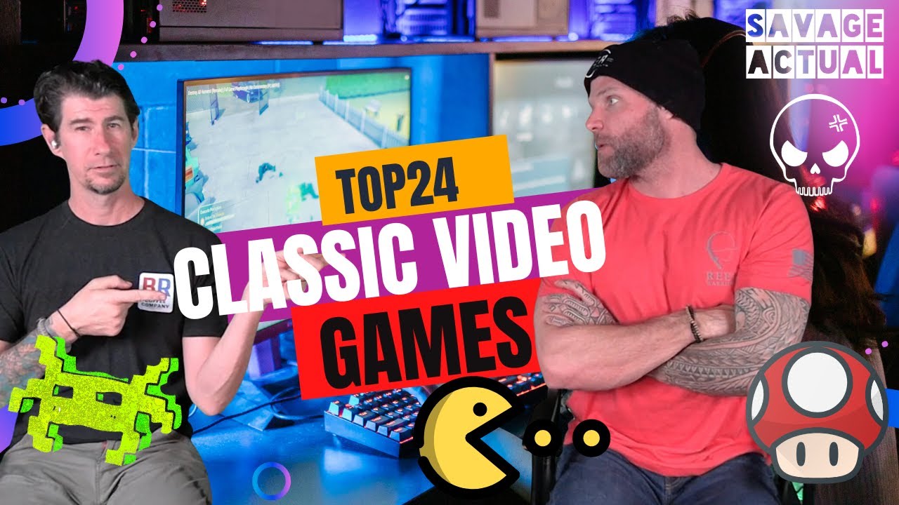 Escape Boredom: Dive Into 24 Classic Video Games W/Savage Actual