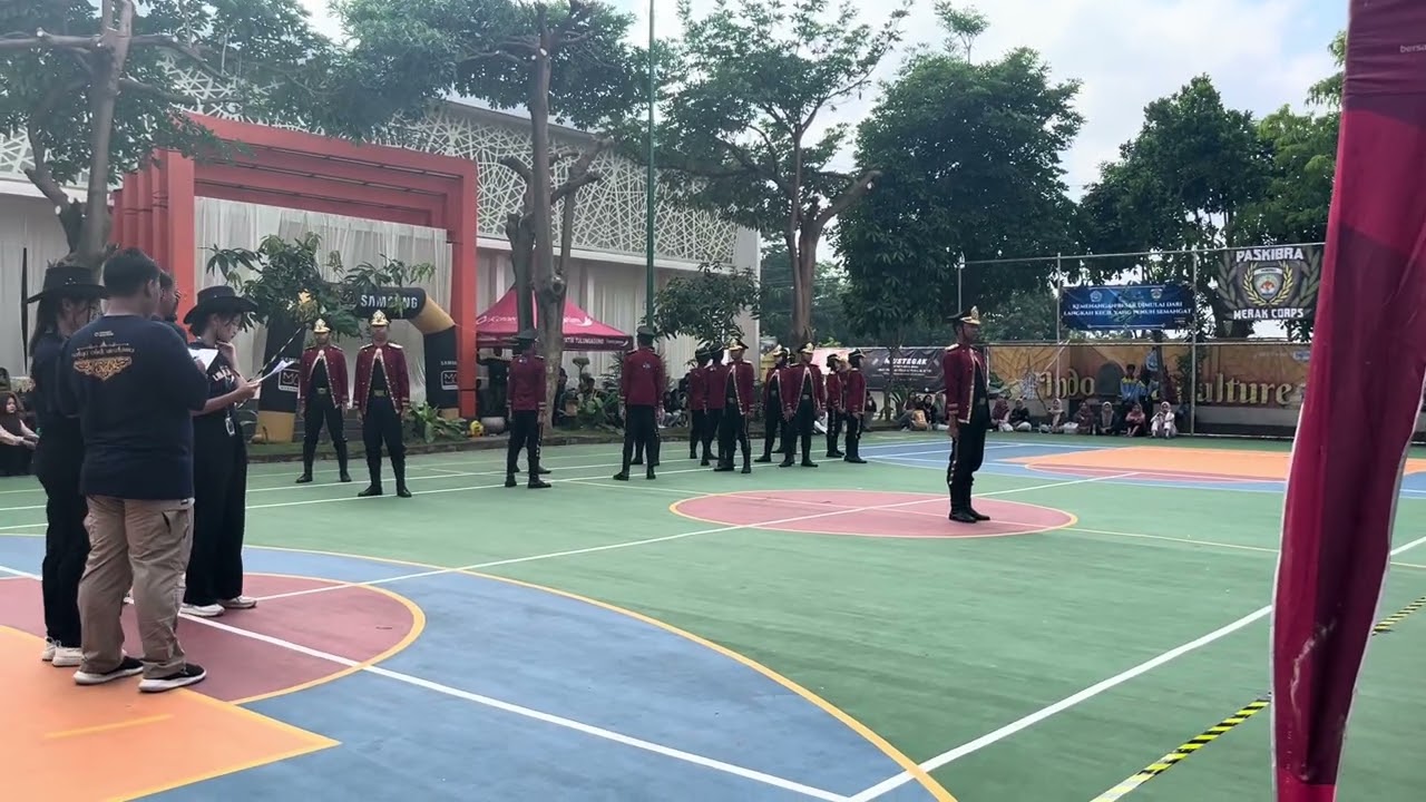Penampilan PBB & Variasi Formasi, Paskibra MTsN 5 Tulungagung di LKBB Wiratama Tahun 2025 