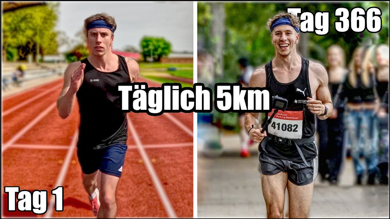 Ich bin ein Jahr lang täglich mind. 5km gelaufen (Selbstexperiment)